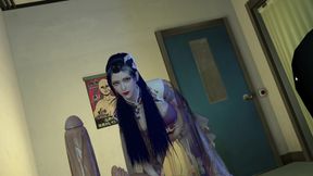 3D Big Boobs Slut Wearing Sexy Dress Got Fucked so Hard
