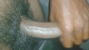 Village desi indian boy showing her monster cock