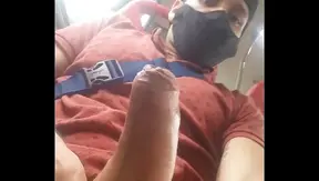 Carlos Loses Control Jacking Off on Bus—Cums Hard in Public View – XXXTape 18+
