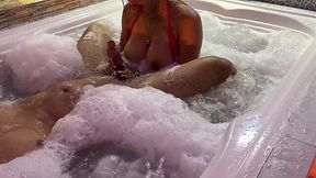 Bubble Bath Blowjob: Cream Finish