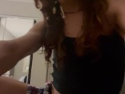Playing with my fem cock