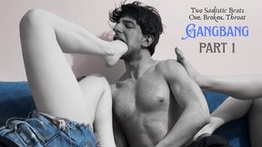 Foot Gagging Overload: Tied Up & Throat-Fucked by Asteria + Helia’s Filthy Feet (PART 1)