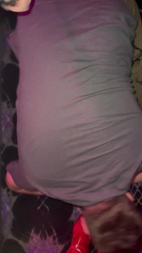 POV: He worships, I spank