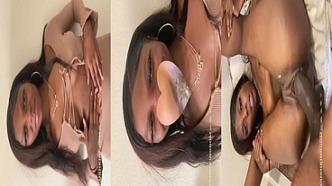 Sexy Slim Ebony participates in creampie Queef beefy BBC booty action!