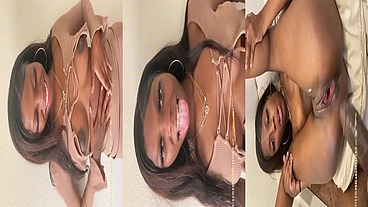 Sexy Slim Ebony participates in creampie Queef beefy BBC booty action!