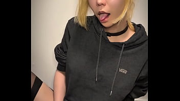 Cute Asian Femboy Lexi Faith jerk off and cumshot