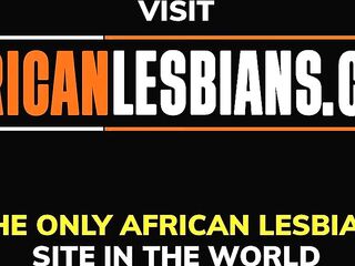 AFRO LESBOS - Tanzanian black coming out of the closet and DEVOURS my twat