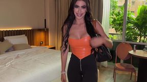 hot brunette with a nice body