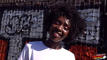 GERMAN SCOUT - BLACK EBONY MILF ZAAWAADI REAL PUBLIC PICKUP SEX FOR CASH IN BERLIN