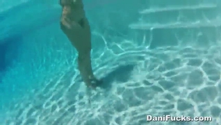 Dani Daniels and Cherie Devillie Having Go-Pro Fun by the Pool