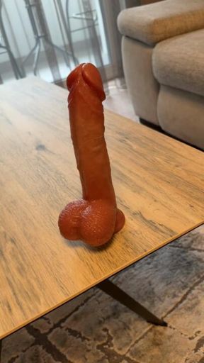 My Dildo give me a nice start in the day...