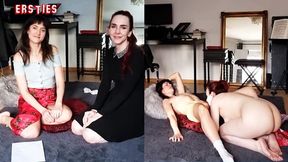 Intimate date with Rachel and Claudia involves licking pussy&#x1F32E;&#xFE0F; and dildo