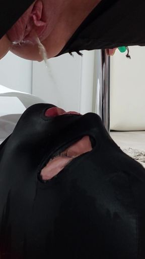 Must-share moment from &quot;Femdom piss in mouth and pussy cleanup. My slave is my toilet bowl.&quot;