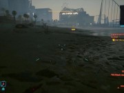 Exploring Cyberpunk 2077 Streets Gameplay Part 24 Going to the Pier