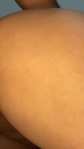 Powerful moment from &quot;CREAMPIE STEPMOM in pink tights!&quot;