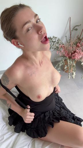 Stop and imagine your dick being milk between these tits