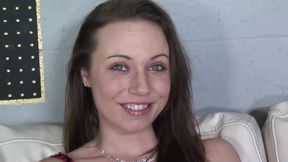 Brunette slut fucked by big hard cock