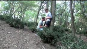 gay suck 2 xxl cock on exhib forest outdor