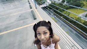 Public Fuck on a Rooftop in front of the Hard Rock Casino