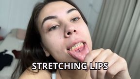 Extreme Lip Stretching