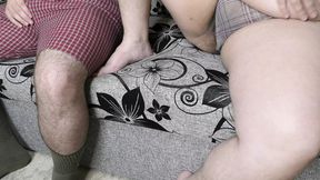 POV: Cuckold hubby caught his cheating wife after best friend creampie her pregnant pussy - Milky Mari