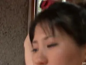 Emiri Takeuchi Seduces With Her Busty Tits Before Riding His Big Dick Firmly