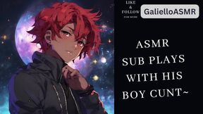 [ASMR] Gimp plays with his muff for you