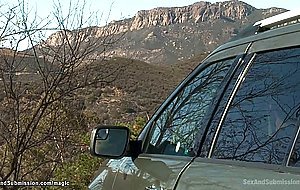 Busty Asian prisoner bound and fucked