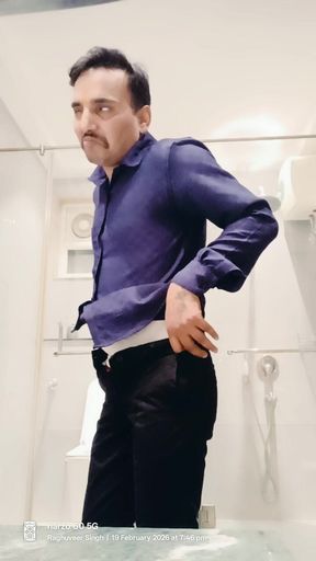 Getting Dressed and Masturbating