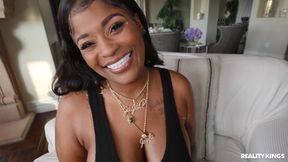 Alluring black nymph Jayla Page impassioned porn video