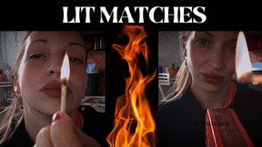 Match Lighting Smoking Fetish