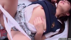 Haruka Ohshawa's Naughty Night Out Instead Of Studying - Uncensored Action