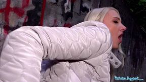 Public Agent Horny tourist Helena Moeller is hungry for Czech cock