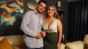 Tattooed lover with a big dick fucked a curvy doll Silvia Santez