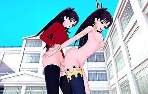 FUTA FATE RIN TOHSAKA X ISHTAR (3D HENTAI)