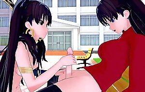 FUTA FATE RIN TOHSAKA X ISHTAR (3D HENTAI)
