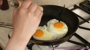 ”Japanese teen jerking off timid guy”