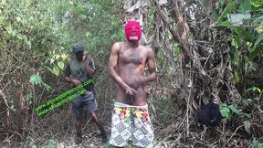 i fuck my straight friend publicly and copiously in the field at noon under the sun with my big thick black cock. it s the party of fucking under the sun publicly in the village in africa in fro