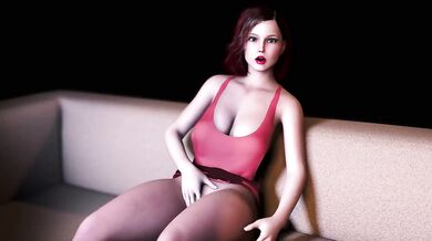 Redhead Giantess crushes couch while her massive breasts grow on Netflix