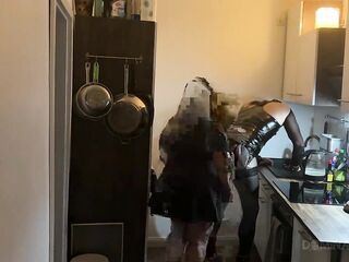 Kitchen Fisting Frenzy - Older Bitches Stretched Wide Open