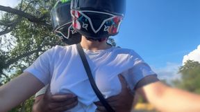 I Picked up a Didi Client Without a Bra and He Noticed My Big Tits