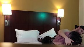 Sexy Goth Trans Girl Sucks Cock