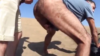 Bareback Outdoor Fuck with a Stranger on a Dune