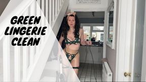 Green Lingerie Cleaning with Nylons