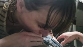 Gag on the Dick, Blowjob From Wife