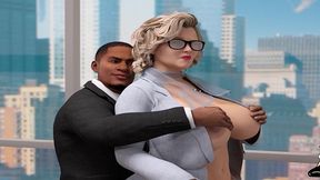 curvy jewish secretary gets dicked down by the boss (corporate construction episode 2)