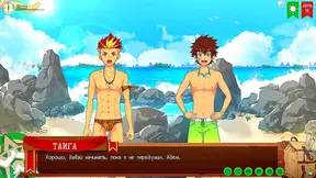 Russian Voiced Anime Game – Friends Camp Path 2 Part 13 – Sign of Friendship Yaoi Adventure