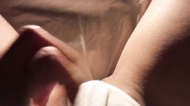 My pussy dripping in close up Japanese solo pleasure climax