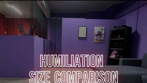 Mistress Magda - humiliation size comparison HD