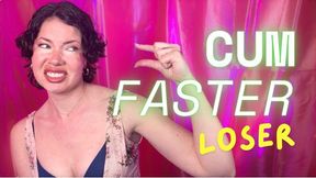 CUM FASTER LOSER: Goddess Cherry Makes You PE – Cum NOW, Quick Bitch!
